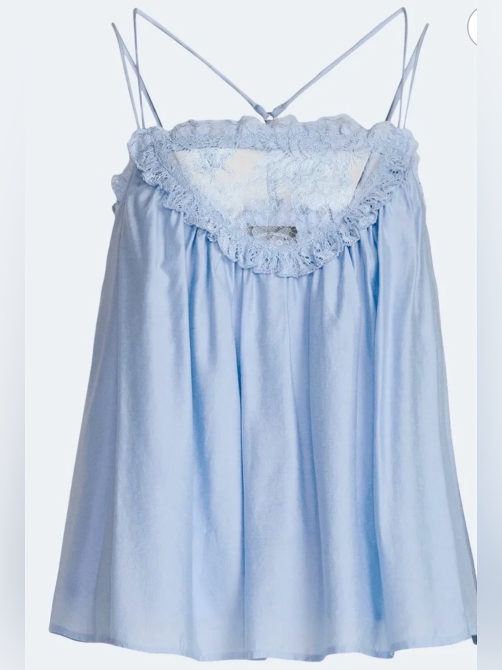 Scoop Women's Flowy Lace Tank Top Size XS